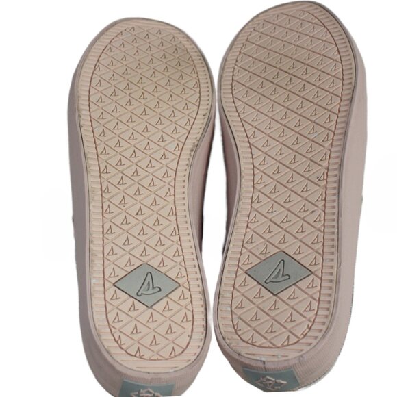 Sperry Crest Vibe Pastel Pink Gingham Gray Plaid Slip On Mule, Size 9 - Picture 7 of 8